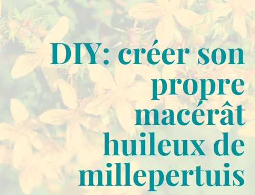 DIY: créer son macérât huileux de Millepertuis